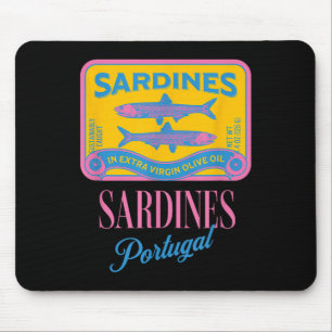 Tinned Fish Tinned Sardines Tin Fish Portugal Ital Mouse Mat