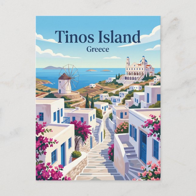 Tinos Island Greece Postcard (Front)