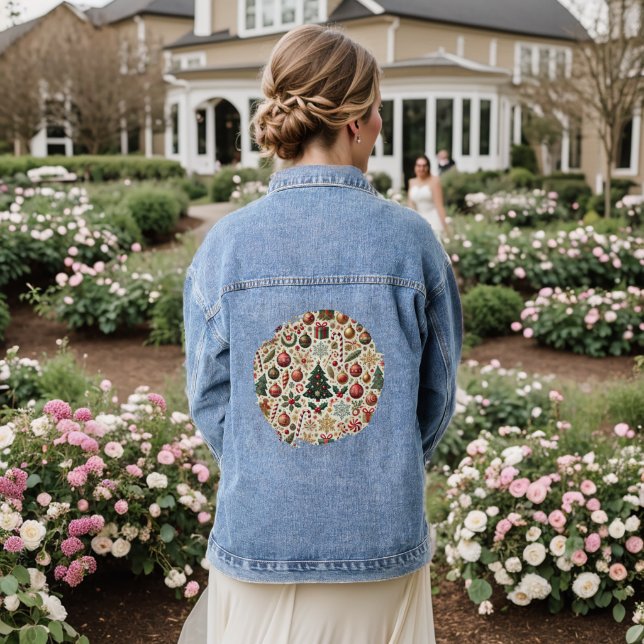 Tinsel and Twinkle Denim Jacket (Wedding Back)