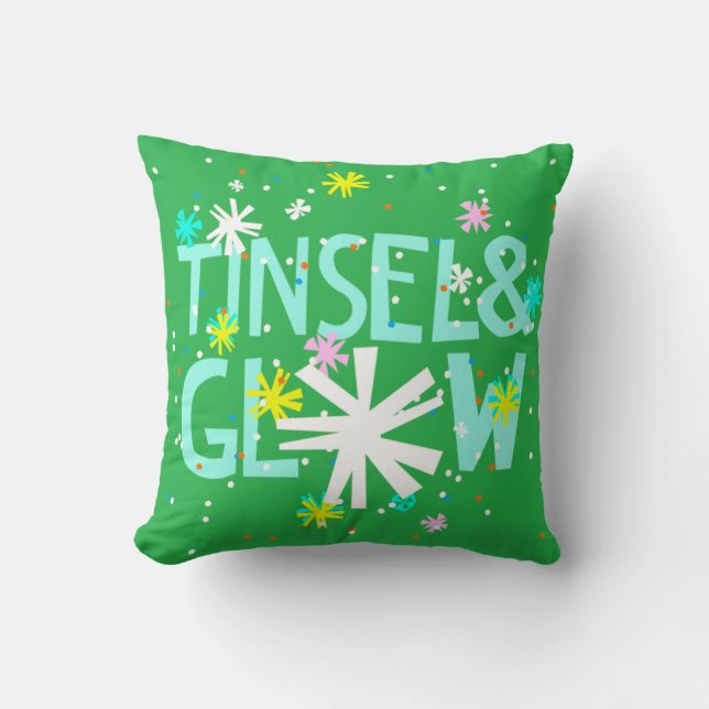 Tinsel & Glow Cushion (Front)