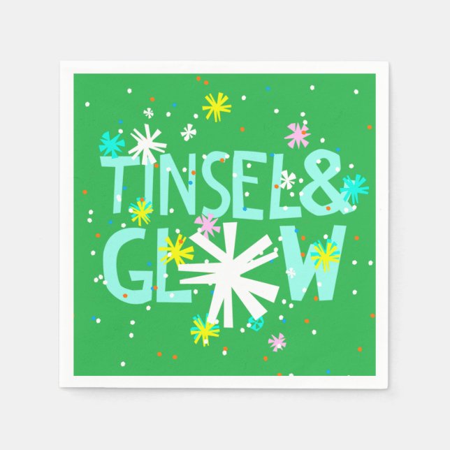 Tinsel & Glow Napkin (Front)