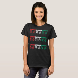 Tinsel HO HO HO (Tri Colour) T-Shirt