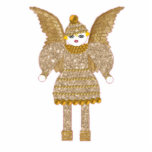 Tinsel Martzkin Ornament Photo Sculpture Decoration<br><div class="desc">This Tinsel Martzkin Christmas Ornament will look sweet on any tree! It makes make a great holiday party favour or Christmas gift tie-on,  too! Also available as a table decoration,  keychain,  magnet,  or brooch. From my Tinsel Martzkin Collection of coordinated holiday stationery and postage,  tabletop items and gifts.</div>