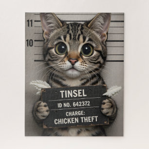 Tinsel the Christmas Kitten Jigsaw Puzzle
