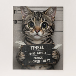 Tinsel the Christmas Kitten Jigsaw Puzzle