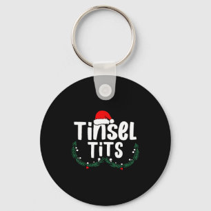 Tinsel Women's Funny Christmas Apparel Key Ring