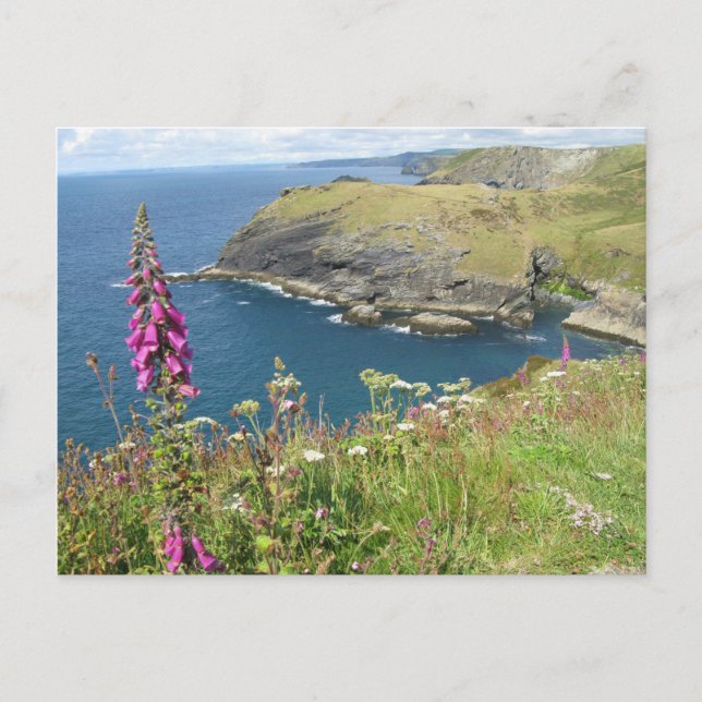 Tintagel castle postcard (Front)