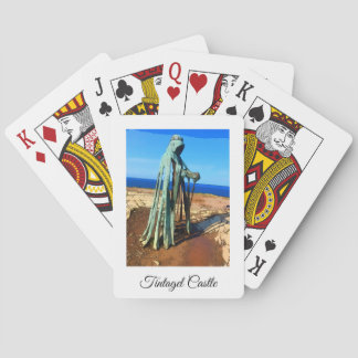 Tintagel King Arthur Monument Cornwall Playing Cards