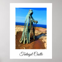 Tintagel King Arthur Monument  Cornwall   