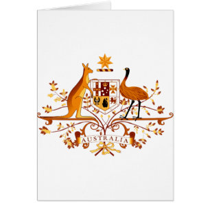 Tinted Australia COA Greeting Card
