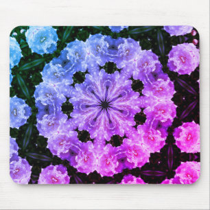 Tinted Peony Abstract Flower Art Mouse Mat