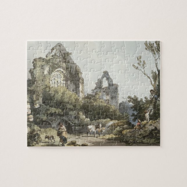 Tintern Abbey, from 'The Romantic and Picturesque Jigsaw Puzzle (Horizontal)