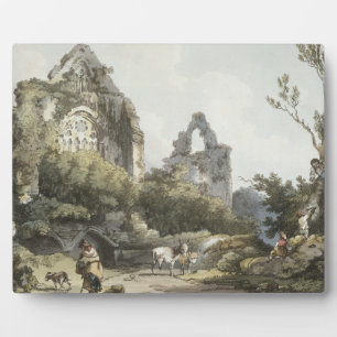 Tintern Abbey, from 'The Romantic and Picturesque Plaque