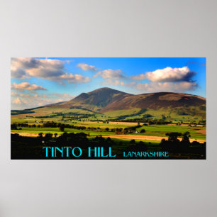 tinto hill lanarkshire poster