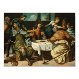 Tintoretto - The Supper at Emmaus Photo Print
