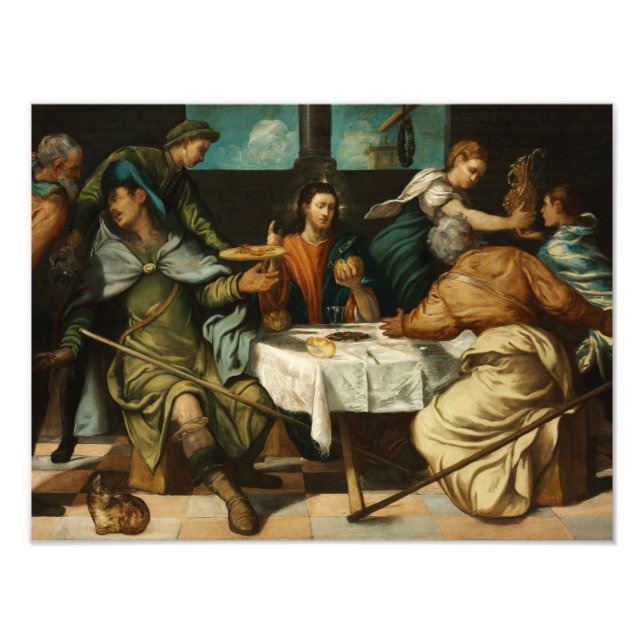 Tintoretto - The Supper at Emmaus Photo Print (Front)