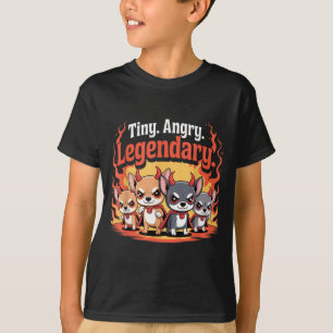 Tiny Angry Legendary Chihuahua Halloween Devil Dog T-Shirt