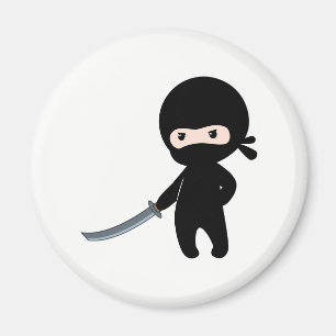Tiny Angry Ninja Magnet