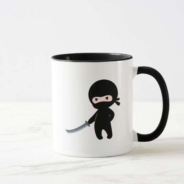 Tiny Angry Ninja Mug (Right)