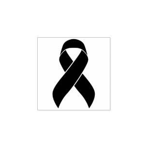 Tiny Awareness Ribbon Rubber Stamp