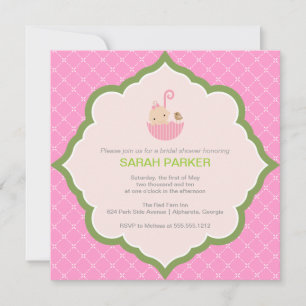 {tiny baby} baby shower invitation