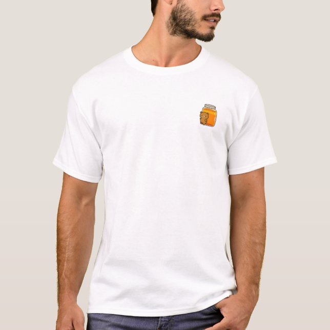 Tiny Bear and Honey Jar T-Shirt (Front)