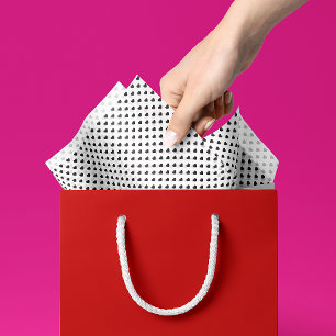 Tiny Black Hearts Valentines Day Gift Tissue Paper