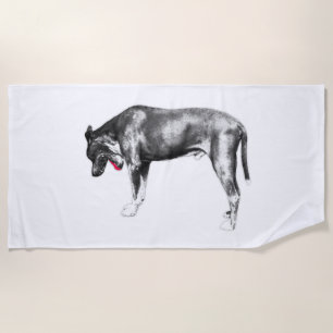 Tiny Blaze – Dog’s Colour Accent Beach Towel