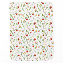 Tiny Bloom Baby Blanket