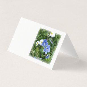 tiny blue flowers