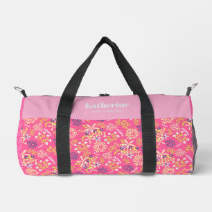 Tiny Bouquet Flowers Cherry Duffle Bag