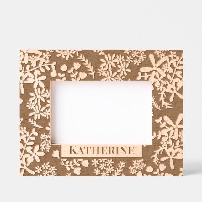 Tiny Bouquet Flowers Etched Frames (Front)