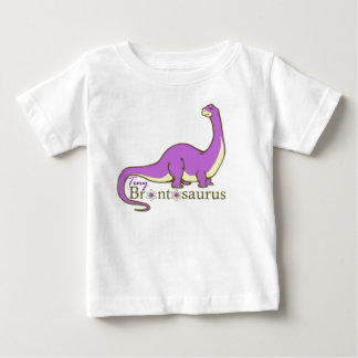Tiny Brontosaurus, Purple Baby T-Shirt