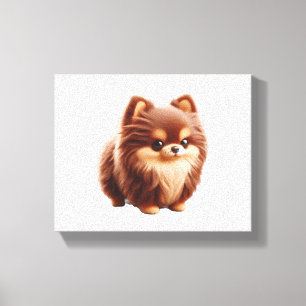 Tiny But Mighty – Chihuahua Attitude T-Shirt Canvas Print