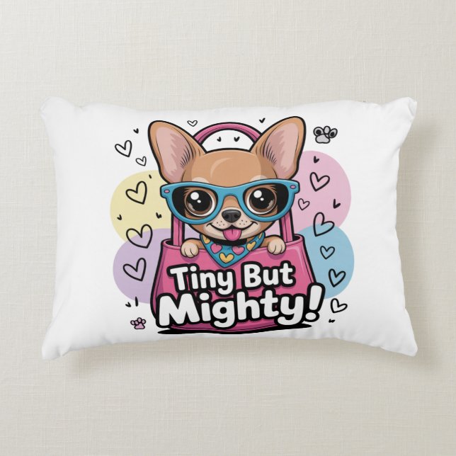 Tiny but Mighty Decorative Cushion (Front)