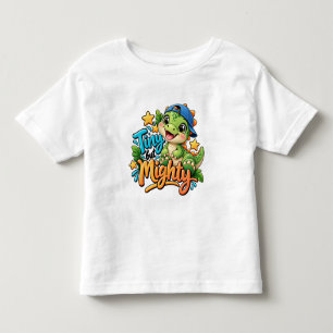 Tiny but Mighty Dinosaur Boy (Boy) Toddler T-Shirt