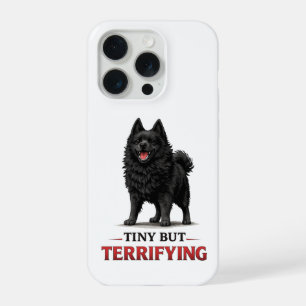 Tiny But Terrifying Schipperke iPhone 15 Pro Case