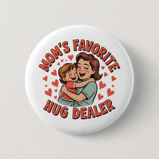 Tiny Button, Big Love – Celebrate Mum’s Magic Hug 6 Cm Round Badge