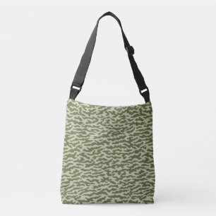 Tiny Camo Green Moro Camouflage Crossbody Bag