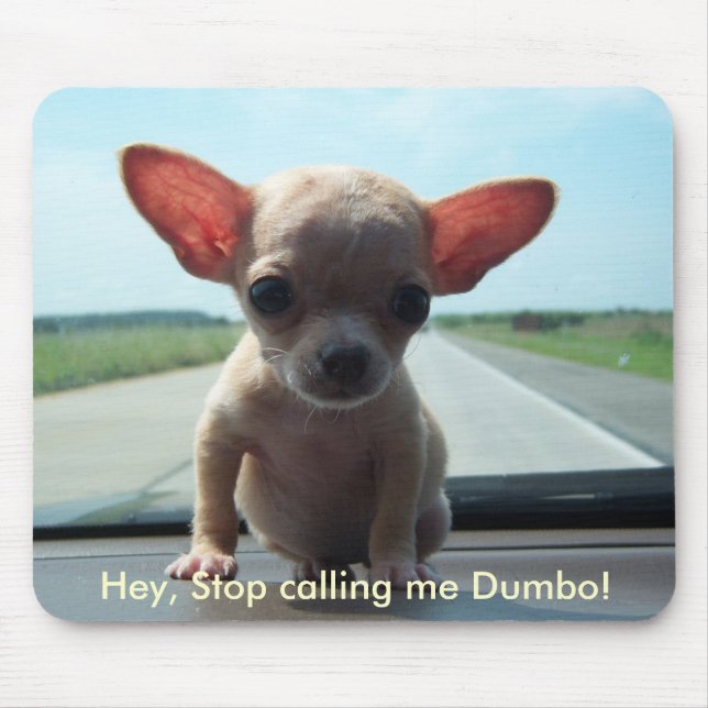 Tiny Chihuahua Mousepad (Front)