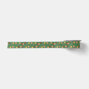 Tiny Christmas Ornaments Satin Ribbon