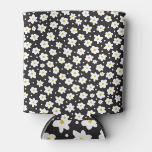 Tiny daisies, vintage, seamless background. can cooler