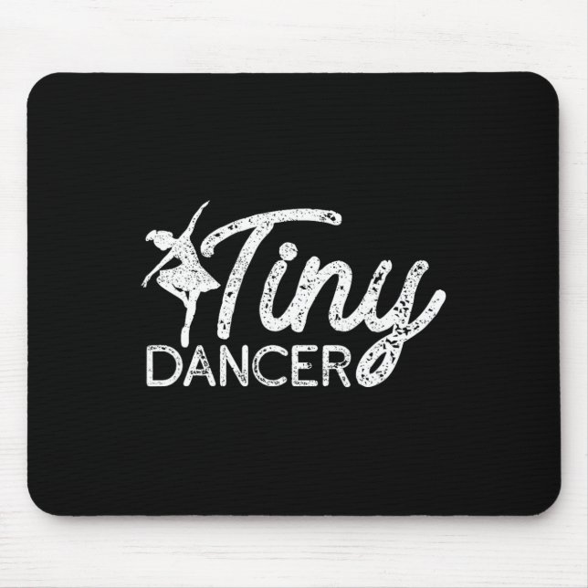 Tiny Dancer Cute Dance Boys Girls Salsa Ballet Dan Mouse Mat (Front)