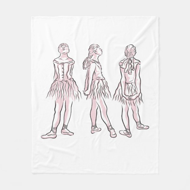 Tiny Dancer  Fleece Blanket (Front)