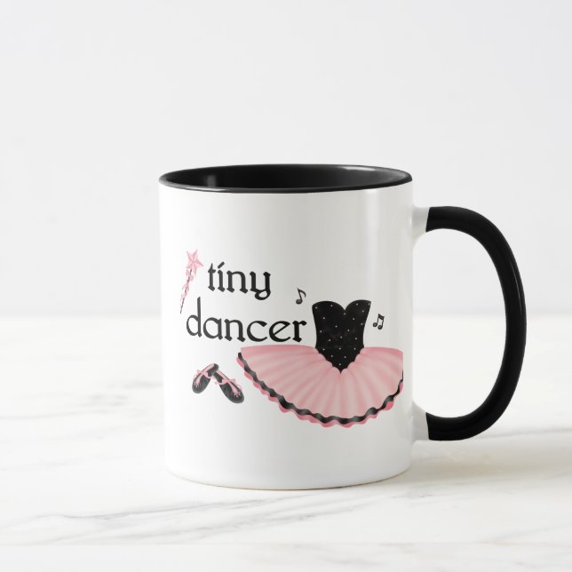 Tiny Dancer Pink and Black Coffee Mug (Right)