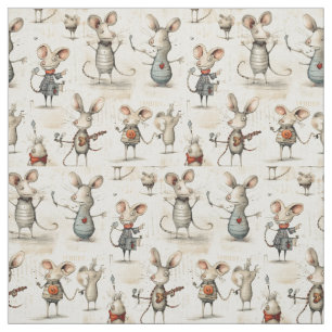 Tiny Dancers: Whimsy Mice Fabric