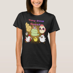 Tiny Dino Squad Cute Dinosaur Design   Kawaii T-Re T-Shirt