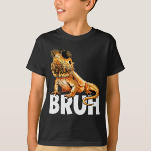 Tiny Dinosaur Bruh Bearded Dragon Lover  T-Shirt
