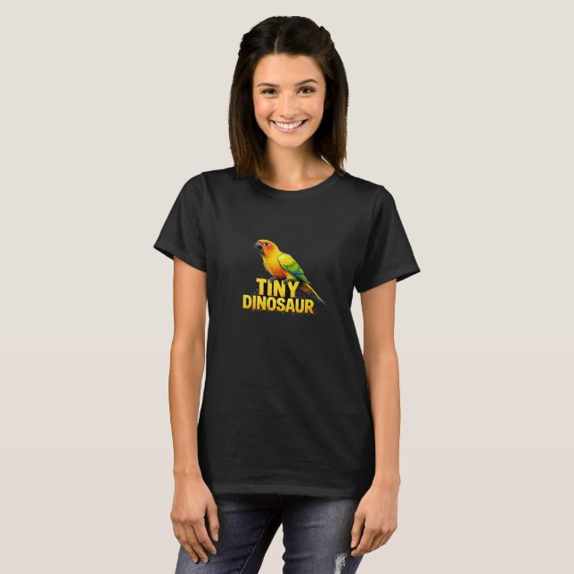Tiny Dinosaur Sun Conure T-Shirt (Front Full)