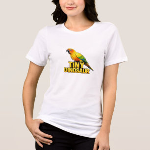 Tiny Dinosaur Sun Conure Tri-Blend Shirt